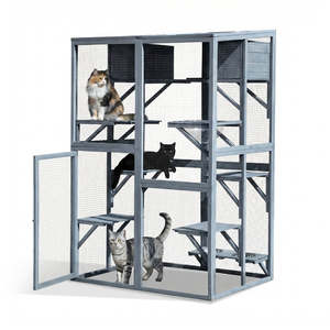 Pet Supplies: Luna Compact Outdoor Cat House – Grey