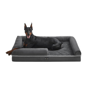 Pet Supplies: Orthopedic Dog Sofa Bed XL - Dark Grey