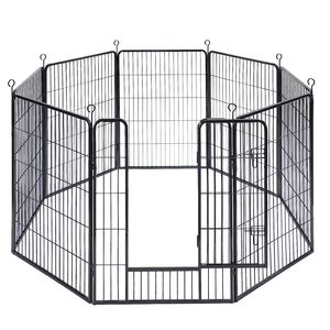 Pet Supplies: Heavy Duty Dog Playpen XX-Large Black