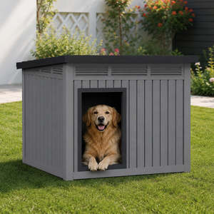 Pre Order: PawSpace Leaning Roof Dog House