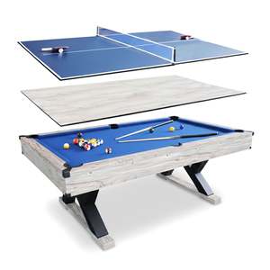 Pre Order: 7FT 3-in-1 Pool, Table Tennis & Dining Table