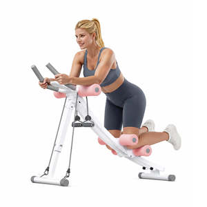 Pre Order: MERACH Dual Track Arc Ab Machine - Pink