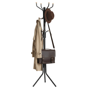 Wall Hooks Racks: Easton Coat Rack Stand - Black