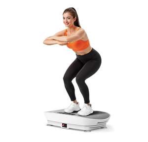 Pre Order: MERACH Pro Smart Curved Whole Body Vibration Plate Machine with Real-Time Calorie Tracking