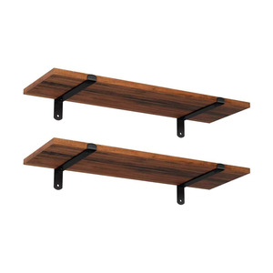 Wall Floating Shelves: Industrial Storage Wall Shelf (Set of 2)