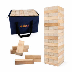 In Stock: Giant Wooden Tumble Tower – Classic 60 Block Set