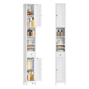 Pre Order: Tall Slim Bathroom Storage Cabinet