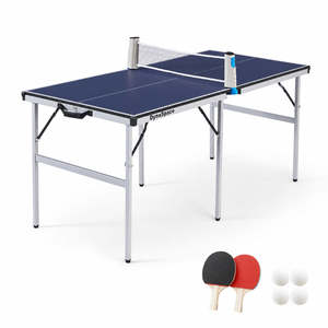 Pre Order: DynaSpace Mid-Size Table Tennis Table 15mm with Net & Rack