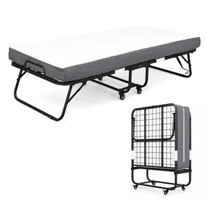 Pre Order: Portable Folding Bed with Medium Firm Memory Foam Mattress
