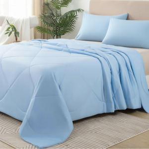 Holiday Gift: Cooling Quilt Blanket - Blue