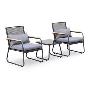 Holiday Gift: Outdoor 3-Piece Wicker Conversation Set