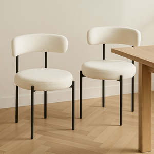 Holiday Gift: Clara Dining Chairs - White (Set of 2)