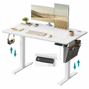 Electric Standing Desk 120 cm x 60 cm – White