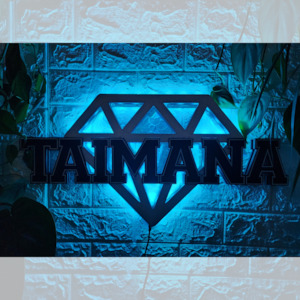 LED Wall Hanging: Diamond LED Wall Hanging