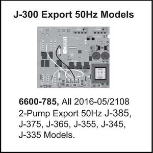 Jacuzzi® Spas Control Circuit Board J-300 2-Pump