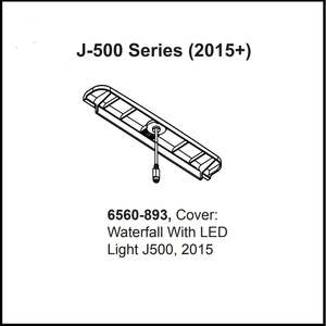 Jacuzzi® Spas J-500 2015 Waterfall Cover LED Light
