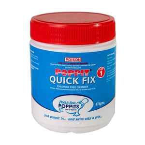 Poppits 475g Chlorine Free Quick Fix Spa Shock