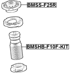Shock Absorber Supports: BMSS-F25R - REAR SHOCK ABSORBER MOUNTING