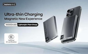 Powerbank: REMAX Digital display 15W wireless charging power bank PD20W 10000mAh MP-6