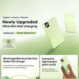 Powerbank: REMAX 22.5W Ultra-thin fast charging power bank 10000mAh FP-8