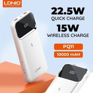 Powerbank: Ldnio 15W Wireless Charging 10000mah Capacity PQ11