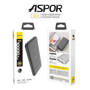 Aspor A323 ASPOR Power bank 10000mah 2 Input 2 Output