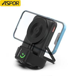 Aspor A328 Phone And Watch Charging Wireless Magnetic Power Bank Built In 2 Cabl&hellip;