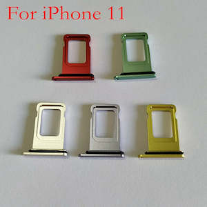 Apple Parts: Replacement Sim Card Tray For iPhone 11 Gold