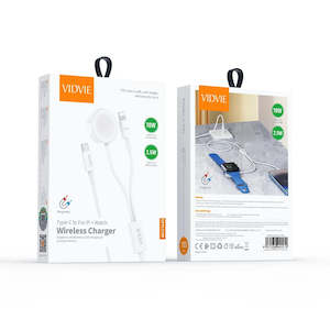 Vidvie: Vidvie Type-C to For iP + Watch Wireless Charger WLC1420