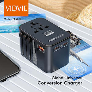 Vidvie: VIDVIE Global Universal Conversion Charger 65W TA4407