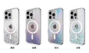 Iphone 15 Plus: Switcheasy Protective Glitter Magsafe Case For iPhone 15 Plus Clear