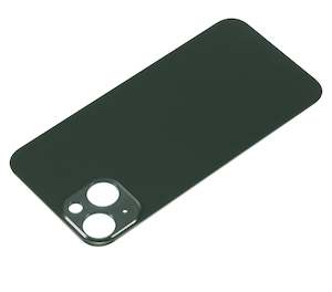 Iphone 13: No Logo Back Glass For iPhone 13 6.1" Green (Big Cam Lens Hole)