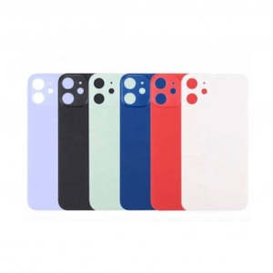 Iphone 12 12 Pro: No Logo Back Glass For iPhone 12 6.1" Blue (Big Cam Lens Hole)