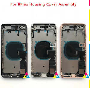 Iphone 8 Plus: No Logo Back Housing For iPhone 8 Plus 5.5" Rose Gold With Small Parts