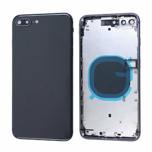 No Logo Battery Back Housing For iPhone 8 Plus 5.5" Black