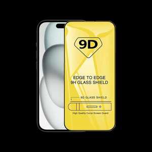 Iphone Xr: 9D Full Cover 9H Premium Tempered Glass For iPhone XR / 11 Black