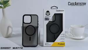 Case Artistry Mag Shield Ghost Matte Case For iPhone 11 Pro Matte Black