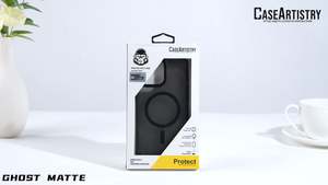 Case Artistry Mag Shield Ghost Matte Case Samsung Galaxy A57 5G Matte Black