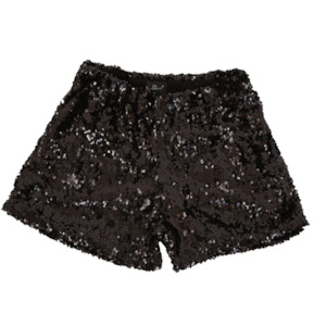 Mens Sequin Shorts: BLACK SEQUIN SHORTS