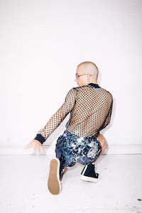 Mens Sequin Shorts: PETROL SEQUIN SHORTS