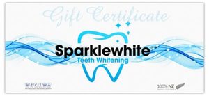 Gift Vouchers pack of 10 - Sparkle White