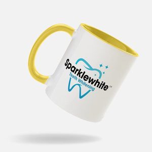 Products: Coffee Cup with SWT logo - Sparkle White