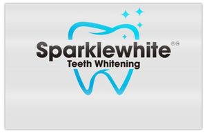 Window decal SWT Logo 32cm x 50cm clear background - Sparkle White