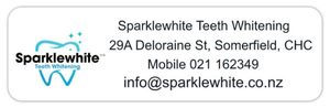 Return Address Labels (Qty 140) 2.3cm H x 7.07cm L - Sparkle White