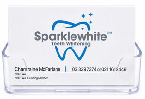 Sparklewhite Teeth Business Cards (Qty 1000 - Colour front & back) - Sparkle White