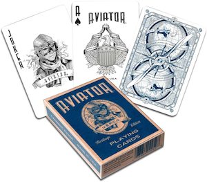 Gifts For Men: Aviator Heritage Edition Playing Cards USA (Limited Edition)