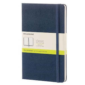 Guest Memorial Book Covers: Moleskine Large (A5) Classic Hard Cover Notebook Plain (13 cm x 21 cm) Red, Blue or Black