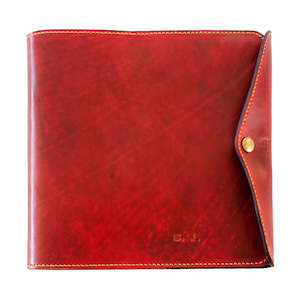 Nz Pilot Logbook Covers Accessories: NZCAA Pilot Logbook Cover - wrap closure, 2 colour outside / inside, embossed initials