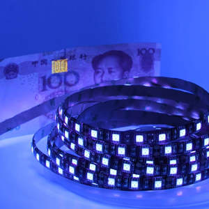 Led Strip Lights: UV 395-405nm LED Strip 12V 5050 60led/m (300 LEDs) x 5m