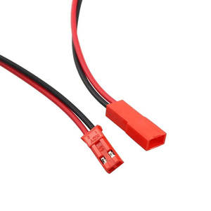 Wire Adapters: 2 Pin JST Plug Connector Cable Wire for RC Toys etc (Male+Female pair)